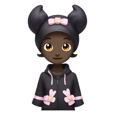Kuromi with mymelody  sticker