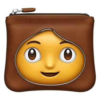 Coin purse – small  zipper sticker