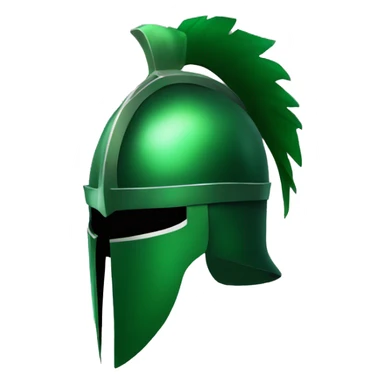 green knight helmet with visor sticker