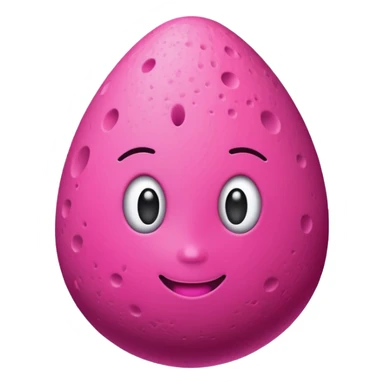 Magenta beauty blender sticker
