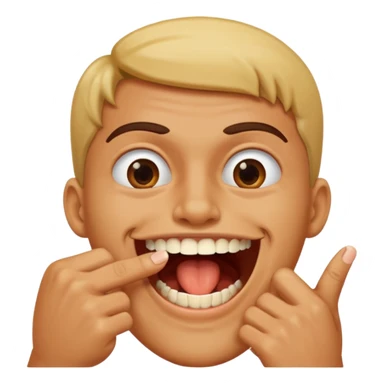 Mordiéndose el dedo sticker