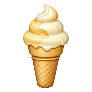 vanille eiscreme sticker