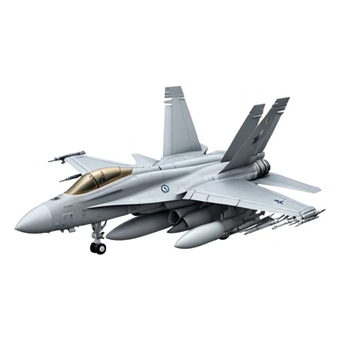 F/A-18 Hornet - McDonnell Douglas (Grey) sticker