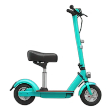 Kick scooter with color code 311c sticker