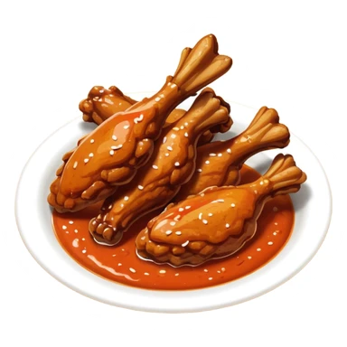 chicken wings buffalo sticker