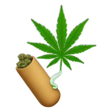 friend with weed joint, being high sticker