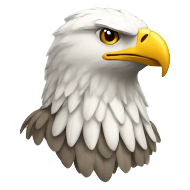 eagle with a laurel wreath underneath sticker