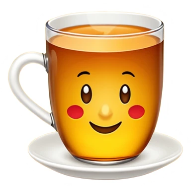 İnce belli bir bardakta türk çayı sticker