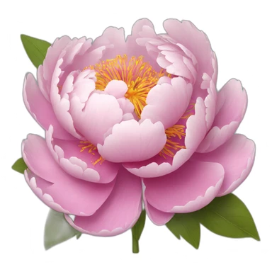 Peony sticker