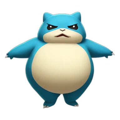 Ballerina snorlax sticker