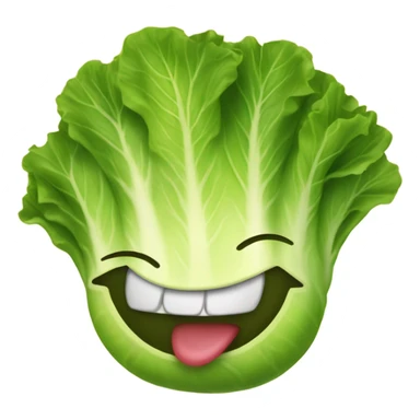 lettuce with happy face sticker