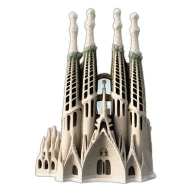 Sagrada familia glass sticker