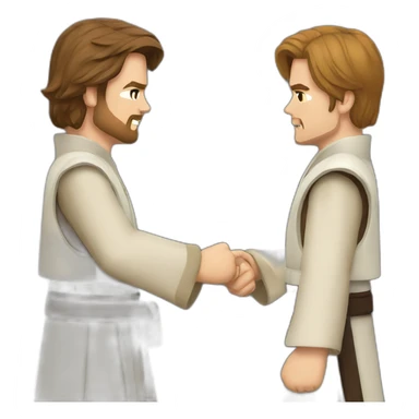Anakin vs obi-wan epic battle sticker