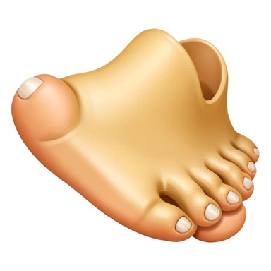 An ugly foot sticker