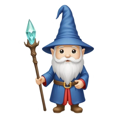 Garden Gnome as a wizard sticker