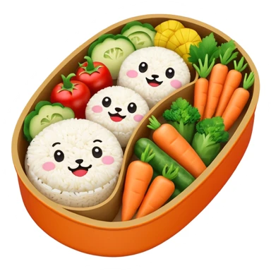 a cute bento sticker