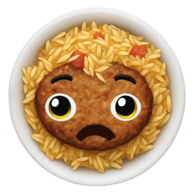 orzo with meatballs sticker