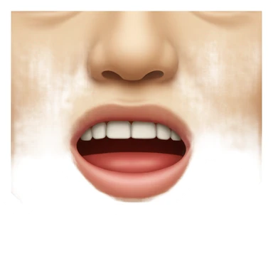 Sore throat on no.  sticker