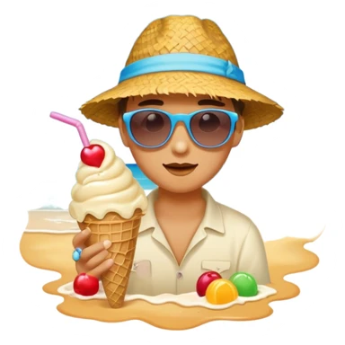 Sea, Ice Cream, Sun
No character sticker