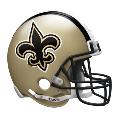 New Orleans saints helmet sticker