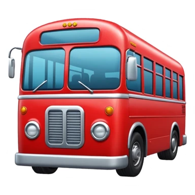 Single Bus in 3d style  sticker
