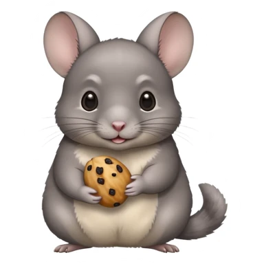 Chinchilla with raisin sticker