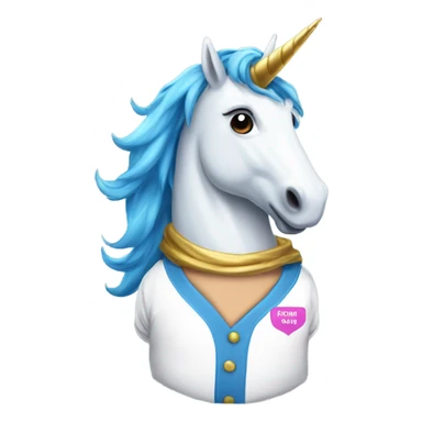 a unicorn with a shirt that says radesome on it sticker
