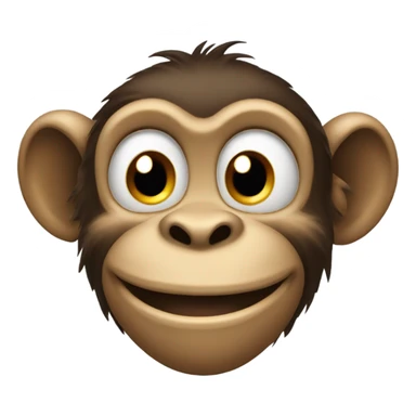 Monkey laugh crying sticker