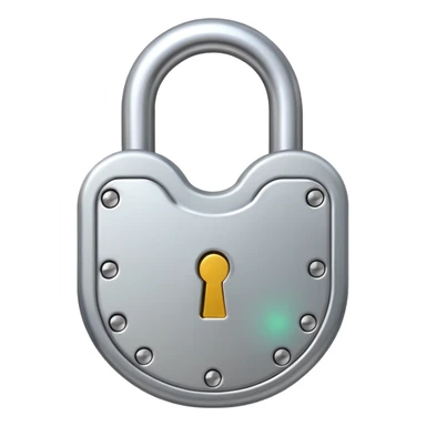 a opened  lock  sticker