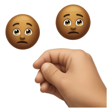 Two balls in hand of italin man sticker