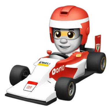 Voiture formule 1 sticker