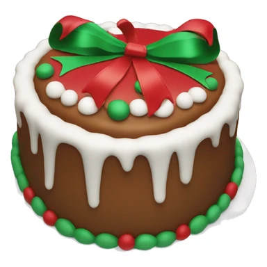 Christmas theme cake sticker