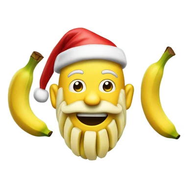 Banana Santa  sticker