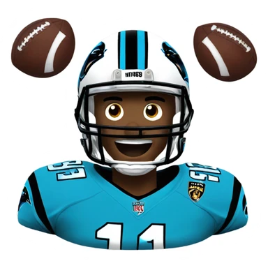 Carolina Panthers football  sticker