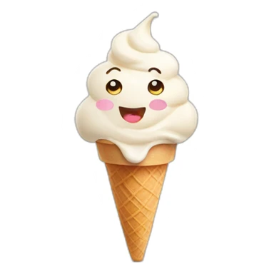 Baby yoga ice cream sticker