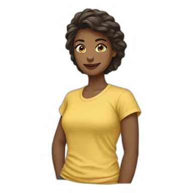 T-shirt feminina sticker