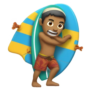 Tubarão surfado sticker