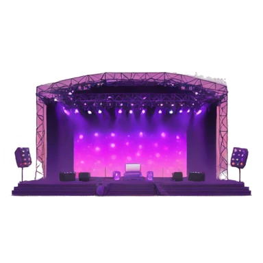 electronic music festival stage sticker