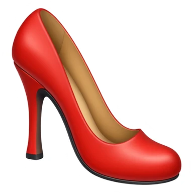 red shoe sticker