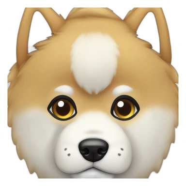 akita inu chad sticker