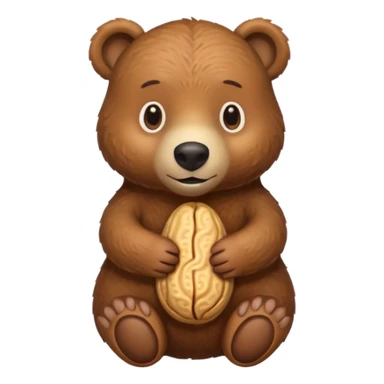 A Bear That Looks Like A Peanut sticker