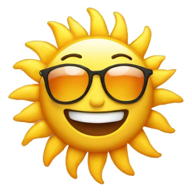 sun bathing sticker