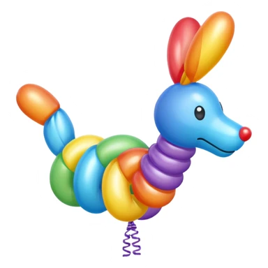 Balloon animal sticker