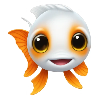 Baby goldfish  sticker