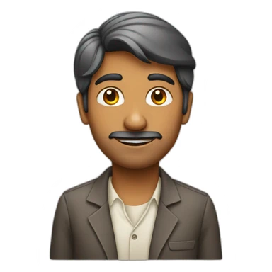 Average it working indian sticker