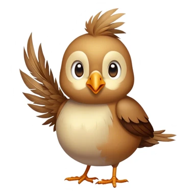 bird chirping to a kind act of kindness to other sticker