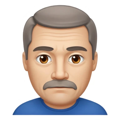 big russian man thick jawed sticker