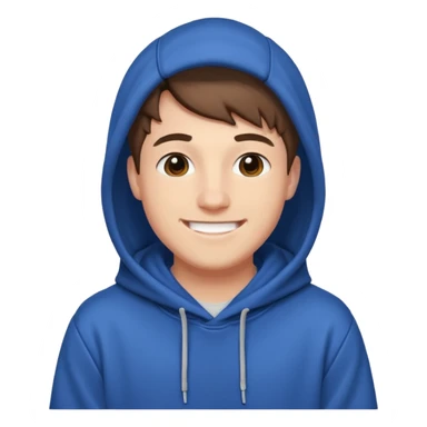 Hood version of Mr beast  sticker