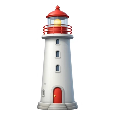 A lighthouse sticker