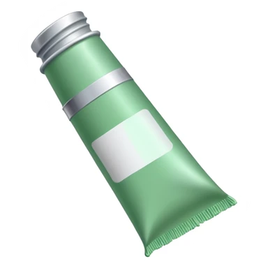 Light green paint tube sticker